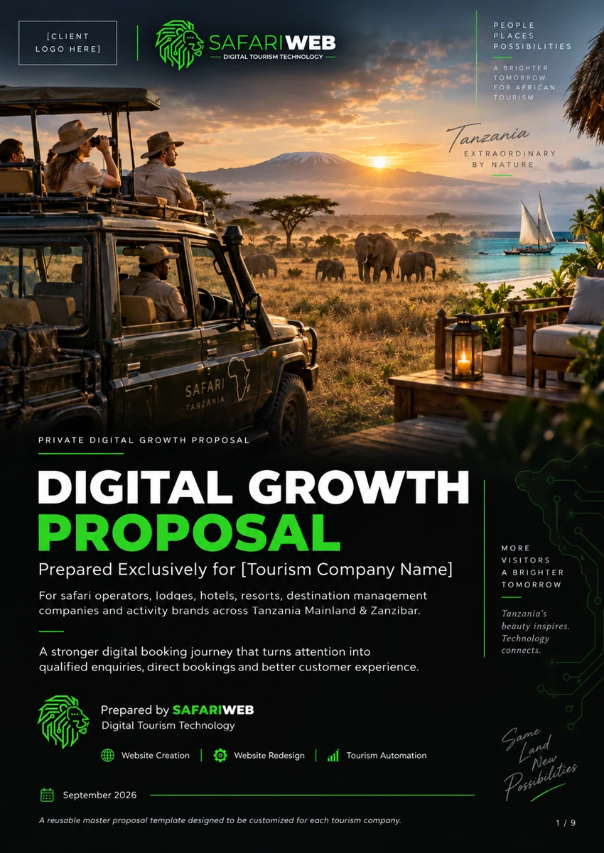 Mandhari ya safari kutoka kwenye picha ya SafariWeb